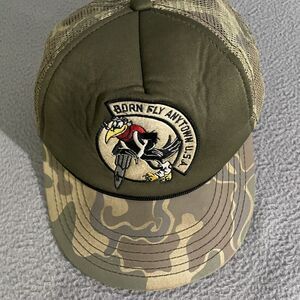 Born Fly Anytown U.S.A Born Fly Trucker Hat‎ Camouflage Mesh Back SnapBack